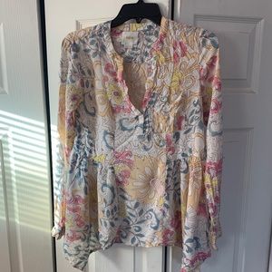 Maeve Anthropologie Floral Top